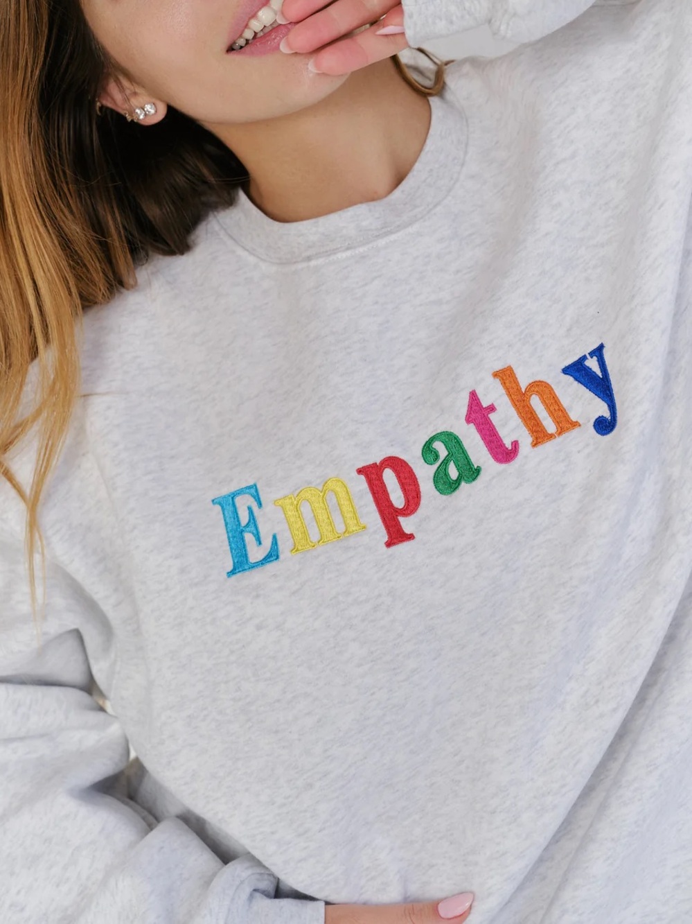 Mayfair Group Empathy Always Grey Crewneck